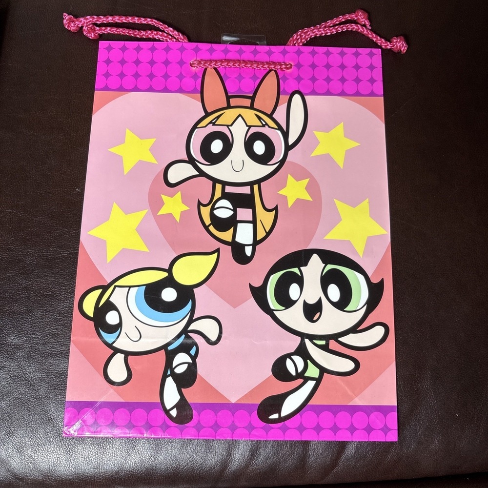 Vintage 2000 Powerpuff Girls Vintage Gift Bag‎  American Greetings